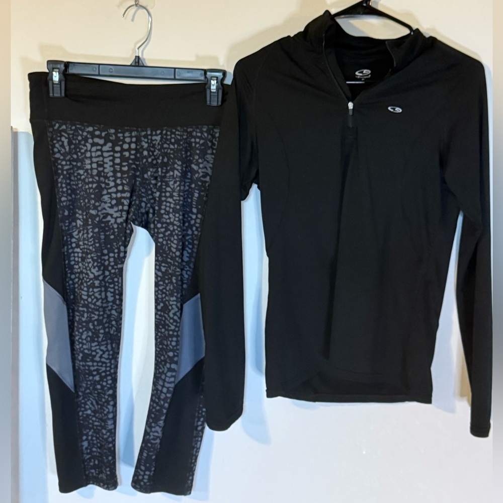Champion Zipper Jacket & Leggings- 2pcs